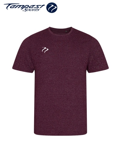 Tempest Ecologie Tshirt Burgundy Melange